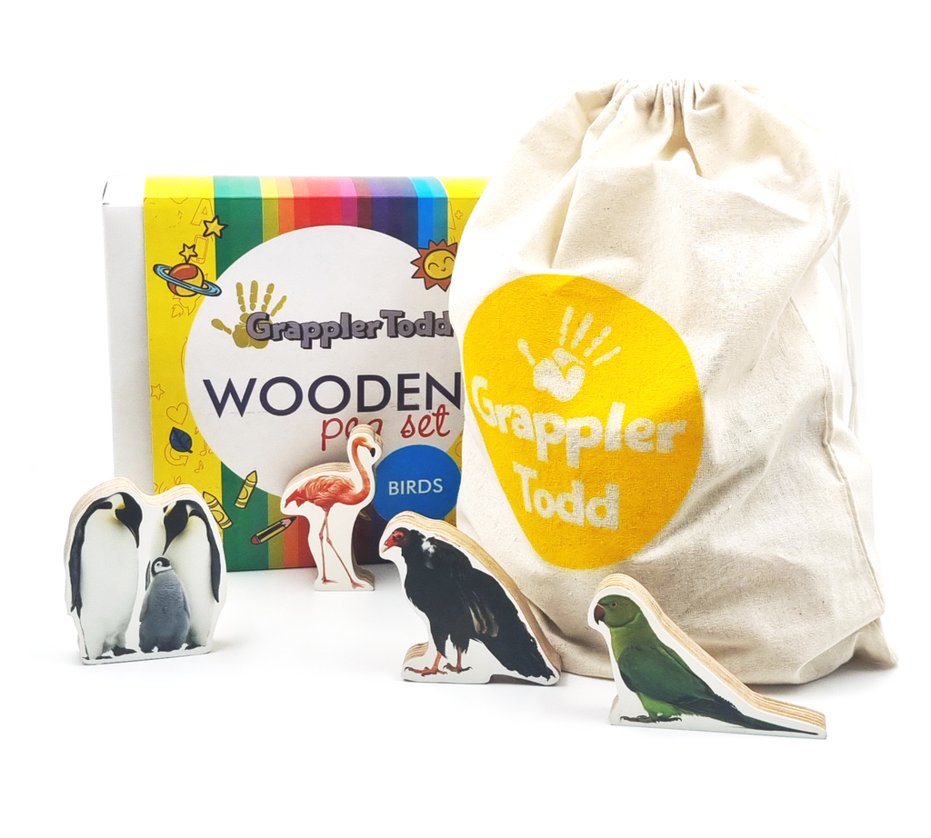 GrapplerTodd - Wooden Birds Toy Set