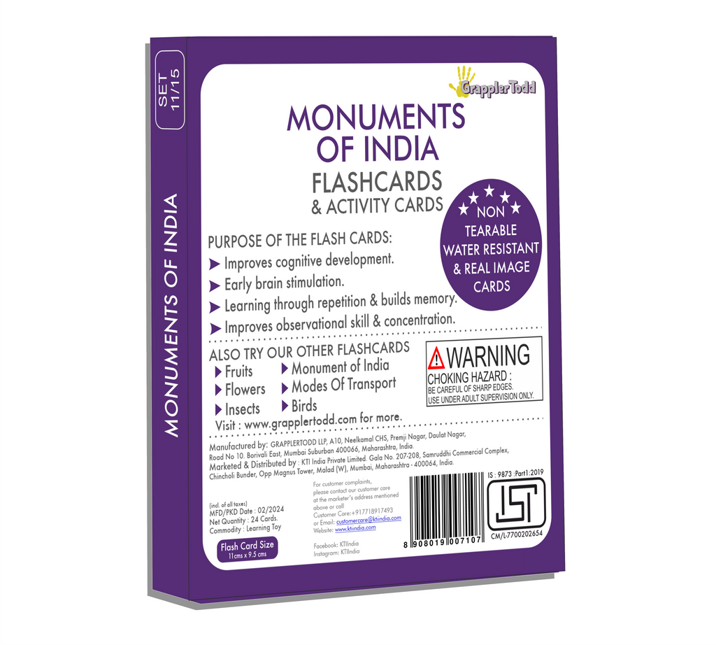 indian monuments picture cards 