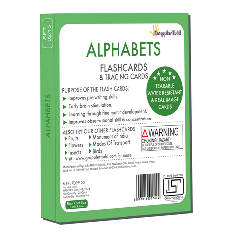 buy grapplertodd alphabets flashcards 