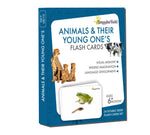 animals and their young ones flashcards 