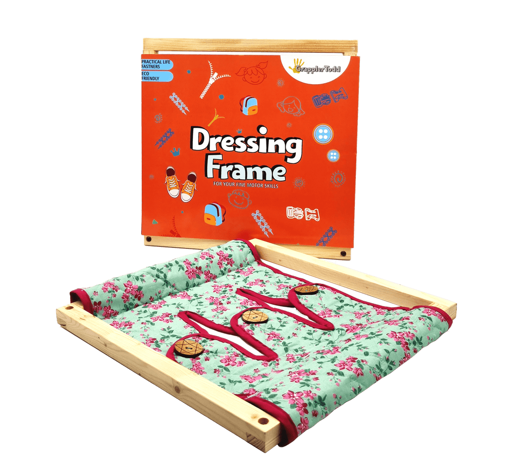 button dressing frame 