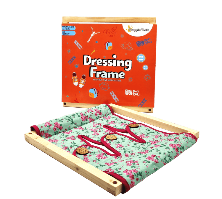 button dressing frame 