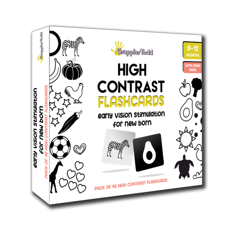 buy high contrast flashcards 