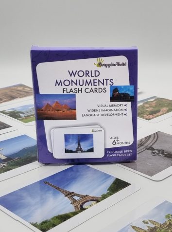 GrapplerTodd Early Learning - World Monuments Flashcards